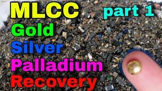 MLCC Gold Silver and Palladium Recovery/ Gold Recovery from Computer and Mobile Scrap #business