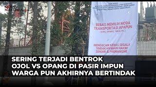 Sering Terjadi Bentrok Ojol dan Opang di Jalan Pasir Impun Bandung Warga pun Akhirnya bertindak