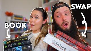 I swapped books with my husband for a week | reading vlog