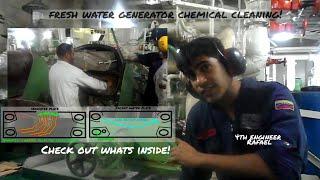 Fresh Water Generators - Chemical Clean of Plate Heat Exchangers (DESCALEX)