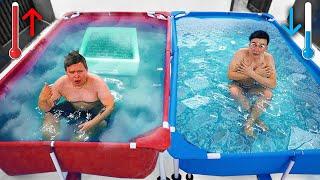 HOT vs COLD Pool Challenge !