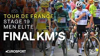 RECORDS TUMBLE IN THE ALPS  | Tour de France Stage 19 Final Kilometres | Eurosport Cycling