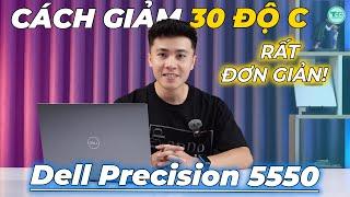 Hạ Nhiệt cho Dell Precision 5550 trong 1 phút: Giảm ngay 30 độ C đơn giản! Tắt CPU Turbo Boost!