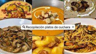 Potajes, Cremas y Platos de Cuchara ¡Recetas Fáciles y Reconfortantes!  (Recopilación)