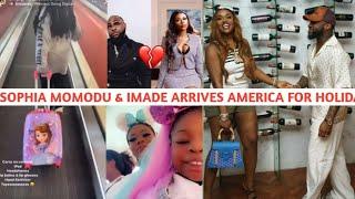 DAVIDO & CHIOMA REACT AS SOPHIA MOMODU ARRIVE ATLANTA WITH IMADE 4 SUMMER HOLIDAY JUST TO SEE DAVIDO