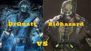 Injustice 2: DrQuatt (Sub-Zero) vs BiohazardCMNDR (Bane) CGL Tournament