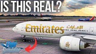 When 'Flight Sim' Meets REALITY! ► PMDG 777 ULTRA REALISM! | RTX 4090 + Max Graphics! | Emirates Ops