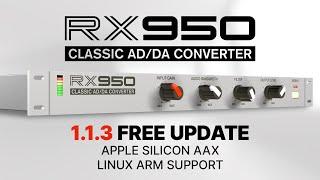 RX950 Classic AD/DA Converter 1.1.3 free update