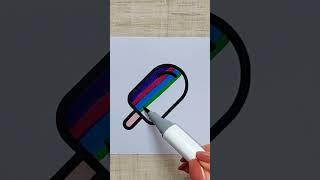 Oddly Satisfying Coloring #satisfyingcolouring #coloringwithmarkers #shorts