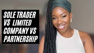 Limited Company vs Sole Trader vs Partnership UK (2022) | How to Register a Business in UK