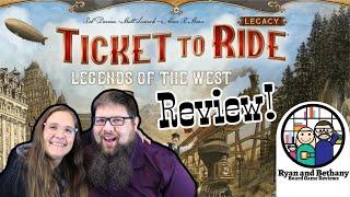 Ticket to Ride Legacy: Legends of the West Review! (NO SPOILERS!)