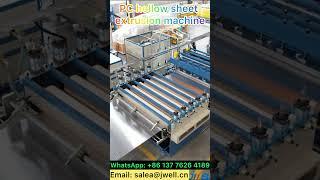 PC hollow sheet extrusion machine 43-----0086 137 7626 4189 #extruder #extrusion #hollowsheet