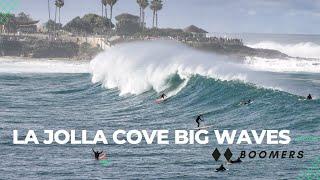 LA JOLLA COVE HISTORIC WAVES BOOMERS BOOMING DECEMBER 30 2023