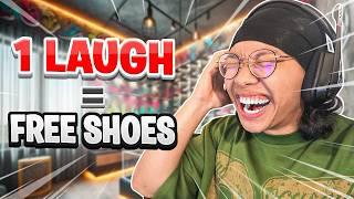 Make Me Laugh, Win More Free Shoes