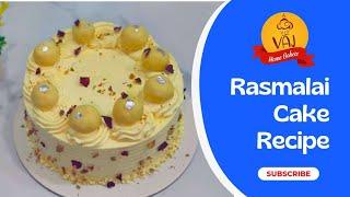 Rasmalai Cake Recipe in Tamil | 1kg Rasmalai Cake Recipe | Rasmalai Cake #vajhomebakers #rasmalai