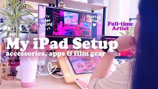 My Cozy IPAD ARTIST Desk Setup for 2025  iPad Accessories, Apps and Filming Gear