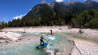 Isar Scharnitz bis Krün Wildwasser SUP