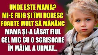 Unde este mama? Mi-e frig și îmi doresc foarte mult să mănânc! Mama și-a lăsat fiul cel mic...