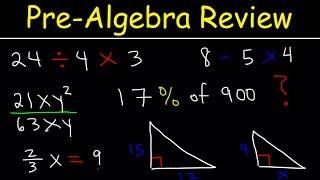 Pre-Algebra - Basic Introduction!