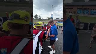 Team Puerto Rico grabs SMACKIN' Sunflower Seeds before their game at the LLWS