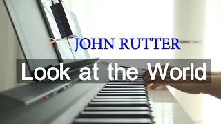  [ John Rutter ] Look at the World - 4 HANDS