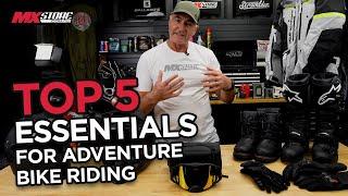 Top 5 Essentials for Adventure Bike Riding | MXstore Australia