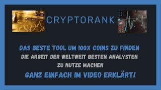 DAS BESTE TOOL UM 100X COINS ZU FINDEN - CRYPTORANK | 2022 (Deutsch)