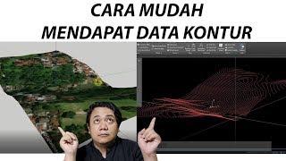 CARA MENDAPAT DATA KONTUR TANPA SURVEYOR