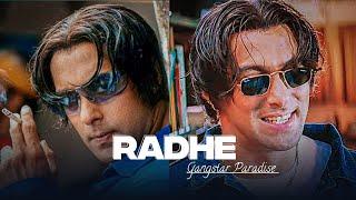 Radhe Status || Gangstar Paradise || Salman Khan Swag Edit || Efx Rakib