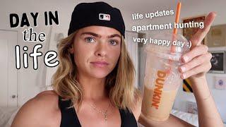 happy girl vlog! DAY IN THE LIFE | finding my dream apartment, pumpkin spice latte, life update