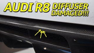 Audi R8 Carbon Fibre Diffuser Repair