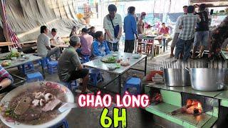 Lạ đời quán cháo lòng này đúng 6h mới mở cửa khách đông thì thôi khỏi nói