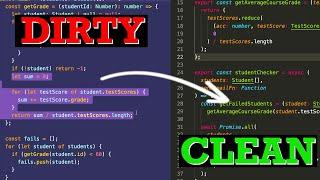Turn Bad Code into Good Code (Javascript, TypeScript, Node, Jest, unit Testing)