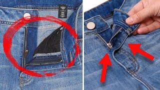 The simplest way to fix/replace the broken zipper on the jeans!