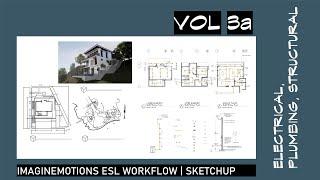 Sketchup Blueprint 10 - Electrical, Plumbing, Structural Demo
