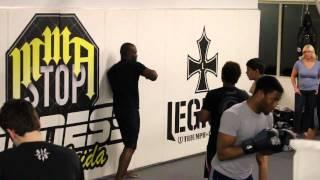Uriah Hall Seminar at Clay Guida' MMA Stop (Part 1)
