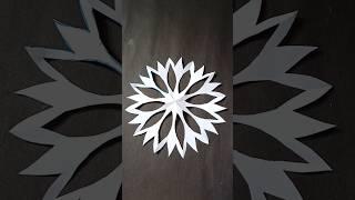 ️How to make a snowflake|| Christmas Ornaments️️ #shorts #viralshorts #youtubeshorts #snowflakes