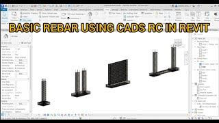 Basic Rebar using CADS RC in Revit.