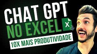 CHAT GPT NO EXCEL rápido e fácil ( Esse app é ABSURDO)