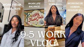 Work Vlog | Work Week In My Life | A Realistic 9-5 Corporate Office Job in DC | Productive Work Days