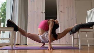 Растяжка шпагатов в домашних условиях. SPLIT OVERSPLIT/Flexible girl/Flexible/CONTORTION