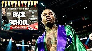 Gervonta Tank Davis ￼￼FINALLY SPEAKS OUT￼ TO THE PLUBIC DURING BACK TO SCHOOL GIVE AWAY |WHO’S NEXT?