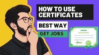 How to Use Certificates | Finance Certifications | Internships | Jobs | Finance Courses