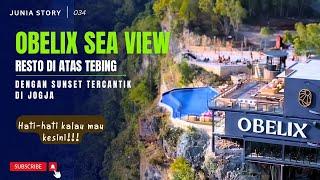 Obelix Sea View | Resto di Atas Tebing dengan Sunset Tercantik di Jogja