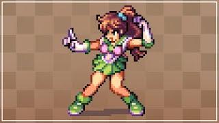 Pixel Art Sailor Jupiter (Sailor Moon)