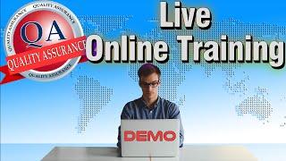 Live QA Online Training DEMO | QA Testing Online Training