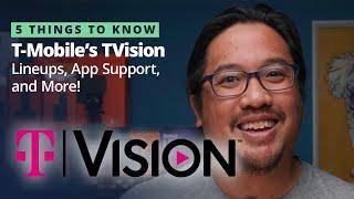 5 Things To Know About T-Mobile's TVision Live TV Streaming Service (Lineups, App Support, & More!)