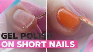 Gel Polish on Short Natural Nails | Fresh Summer Nail Art