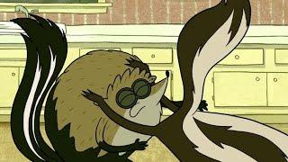 Rigby Gets Sprayed by a Wereskunk [HD] - Skunked