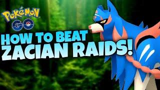 THE MOST IMPORTANT RAID!!  How to Beat Zacian in Pokémon GO!